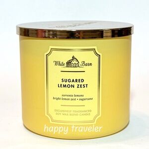 SUGARED LEMON ZEST 3 Wick Candle
